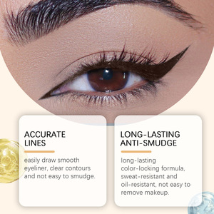 ZEPHOCO Lápiz Delineador de Ojos a Prueba de Agua en Gel de Larga Duración, Maquillaje Suave para Ojos en Tonos Grafito, Chocolate, Negro, Ciruela, Marrón Piedra y Bronce - Product Image 5