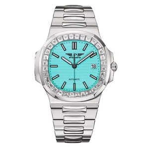 Reloj Mecánico Manual de Acero Inoxidable PINDU 2025, Resistente al Agua 5BAR, Esfera de 40-44 mm, Ligero, de Lujo, para Hombre, con Calendario - Product Image 4