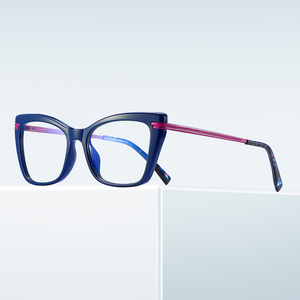 UAN UAI 2026 Nueva Colección: Monturas Ópticas de Ojo de Gato para Mujer de Alta Calidad, Coloridas, con Bloqueo de Luz Azul - Product Image 1