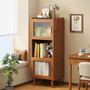Estantería de madera para libros infantiles, librero sencillo de pie para el hogar, estantería de almacenamiento para TV y sofá en la sala de estar - Product Image 1