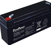 Batería de Plomo-Ácido Recargable Confiable FP632B 6V3.2Ah, Fuente de Alimentación Ideal para Dispositivos Industriales Pequeños y Equipos de Emergencia