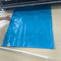 Sacs en plastique LDPE industriels de grande taille, personnalisés, transparents, résistants à l'humidité, robustes, pour l'emballage des vêtements en usine