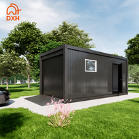 Maison préfabriquée en kit de 40 pieds, conteneur modulaire prêt à l'emploi, garage préfabriqué standard portable