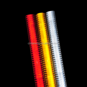 Precio de fábrica Ingeniero de grado vinilo autoadhesivo reflectante prismática señales de tráfico película - Product Image 1