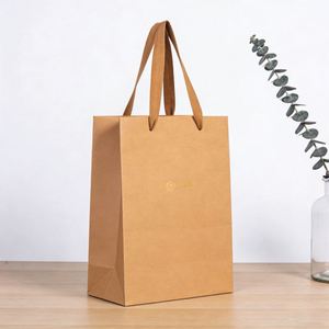 Fashion Design High Quality Eco-Friendly Recyclable Kraft Paper Bags Custom Design Offset/Digital Lamination Candle MOQ 1000pcs - Product Image 3