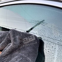 Grande serviette de lavage de voiture en microfibre torsadée 40x40cm 40x60cm 60x90cm 1200gsm, serviette de séchage automobile
