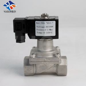 Katup Solenoid Uap Air Baja Tahan Karat Tipe <span class=keywords><strong>Pilot</strong></span> Biasanya Tertutup 16 Bar 2/2 Cara - Product Image 5