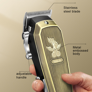 Resuxi-Cortadora de pelo profesional, máquina de corte de pelo potente de 7500rpm, máquina de depilación de <span class=keywords><strong>Nariz</strong></span> de acero inoxidable USB gris - Product Image 5