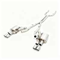 Système d'échappement Catback en acier inoxydable DZ pour Série 6 F06 F12 F13, tuyaux polis miroir pour 640/650