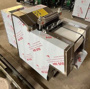Máquina Cortadora de Carne Congelada Multiusos HJ-QK500, Corte Uniforme en Cubos para Carnicerías y Fábricas de Alimentos - Product Image 5
