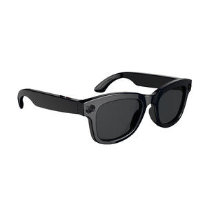 Lunettes de soleil intelligentes AI, monture en plastique noir et métal, verres TAC UV400, assistant IA, fonction d'appel téléphonique, pour hommes - Product Image 4