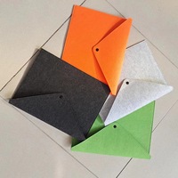 Sac à documents en feutre en gros - Conception à bouton-pression A4, pochette promotionnelle pour affaires et rangement de mahjong