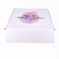 Caja de envío de joyería personalizada de doble cara, fácil de rasgar, corrugado de 3 capas con impresión en color y grabado para crema facial