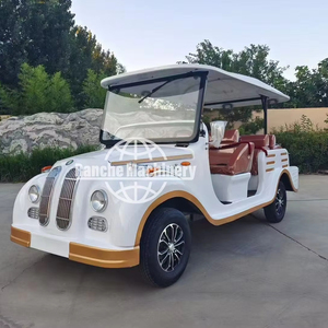 รถคลาสสิกไฟฟ้าวินเทจสำหรับทัวร์ท่องเที่ยวสี่ล้อแบตเตอรี่ลิเธียมที่แข็งแกร่ง - Product Image 1