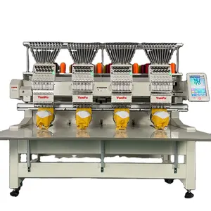 Similar Tajima Multifunctional 4 Heads 12 Needles Embroidery Machine Price Computerized Machine For Jackets Hat Flat Embroidery