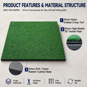 Tapis <span class=keywords><strong>de</strong></span> <span class=keywords><strong>golf</strong></span> en nylon 3D pour <span class=keywords><strong>simulateur</strong></span> d'intérieur et practice <span class=keywords><strong>de</strong></span> <span class=keywords><strong>golf</strong></span> – Vente en gros - Product Image 2