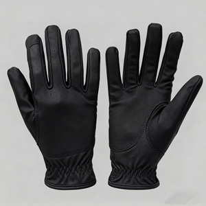 Siyah deri tam parmak bisiklet eldiveni Shunyu profesyonel CE sertifikalı nefes kaymaz spor dokunmatik ekran fabrika doğrudan - Product Image 1