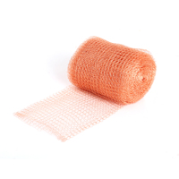 Rouleau de maille de cuivre pur durable pour bloqueur d'écart dans les jardins et les maisons Application de filtre