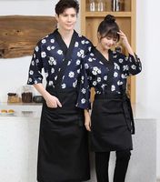 Veste de chef unisexe, nouveau design, restaurant, sushi, uniforme japonais, veste de chef