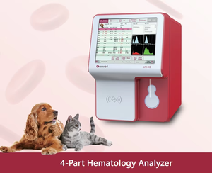 Analizador de Hematología veterinaria Genvet VH40, máquina automática de análisis de sangre animal de 4 partes, dispositivo de laboratorio veterinario de alta precisión - Product Image 5