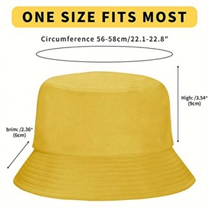Customizable <b>Summer</b> Fisherman Bucket <b>Hat</b> <b>for</b> Men <b>Women</b> Hand-Drawn Bows Leaf <b>for</b> Daily Use Beach Music Festivals Outdoor - Product Image 3