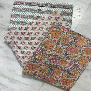 Top Selling Nonwoven Plain Combed Cotton Fabric Yard Eco-Friendly <b>Lightweight</b> <b>Curtains</b> Dress Making Indian Handmade Floral Boys - Product Image 4
