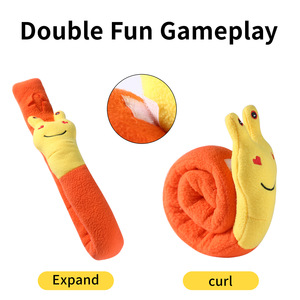 Jouets à cacher pour animaux de compagnie, jouets en peluche pour chiens et chats, <span class=keywords><strong>escargot</strong></span> - Product Image 4