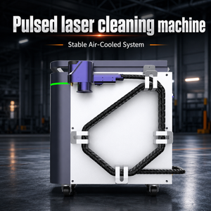Nettoyeur laser à impulsions refroidi par air 300W pour le nettoyage du bois, l'élimination de la rouille, de la peinture, de l'huile et des oxydes sur surfaces dures - Product Image 2