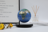 Globe terrestre magnétique à lévitation HCNT, design moderne, carte du monde flottante, lumière LED rotative, lampe globe, cadeau tendance, décoration d'intérieur
