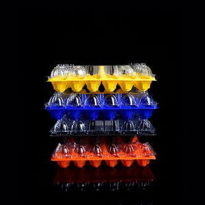 Barquette à œufs en plastique PET coloré, réutilisable, personnalisée, pour 30 œufs, utilisation agricole, marque OEM - Product Image 5