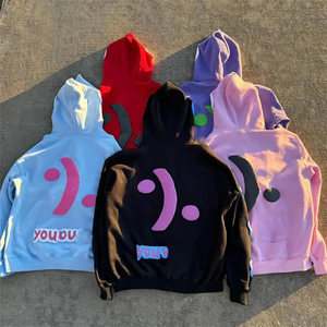 เสื้อฮู้ดและสเวตเตอร์ของผู้ชายเสื้อฮู้ดพิมพ์ลายพัฟ3D เสื้อฮู้ดสำหรับผู้ชายเสื้อสเวตเชิ้ตแบบซิปรูดซิปเต็มรูปแบบ - Product Image 3