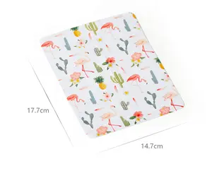 YDM 1PCS High Quality Flamingo Glasses Cleaner 177*147mm Microfiber Glasses Cleaning Cloth For Lens Phone Screen Cleaning