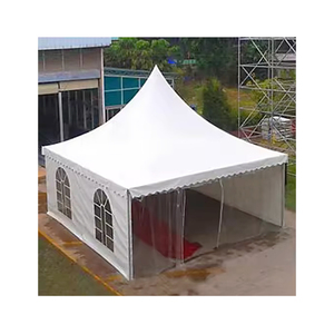 Tente de pagode à cadre en aluminium de haute qualité 3x3m pour les fêtes de mariage en plein air coupe-vent ignifuge <span class=keywords><strong>baie</strong></span> de <span class=keywords><strong>3m</strong></span>/5m - Product Image 3