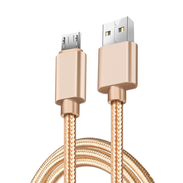 Mobile Phones 3M Data Cable Micro USB Nylon Braided Quick Charge Cable