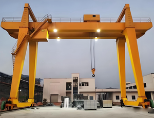 Girder ganda dapat digerakkan marmer besar Gantry Crane 25t untuk blok granit batu dan granit peralatan mengangkat - Product Image 4