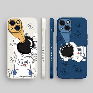 Custodia per Telefono in TPU con Simpatico <span class=keywords><strong>Astronauta</strong></span> Cartoon per iPhone Air 17 Pro Max 16 15 14 Plus 13 12 11 X XR XS, <span class=keywords><strong>Cover</strong></span> Antiurto - Product Image 2