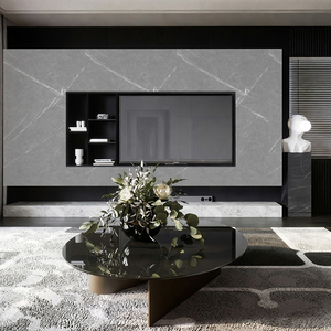 Panel de Pared con Efecto Mármol Brillante para Mueble de TV, Recámara o Sala de Estar, Base de PVC, Lámina de Panel de Pared con Protección UV, Resistente a la Humedad y a la Decoloración, para Interiores - Product Image 6