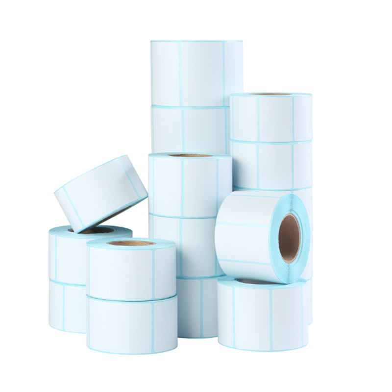 Water-proof Oil-proof Scratch-proof Heat Sensitive Sticker Label Self Adhesive Thermal Paper Label Sticker Roll