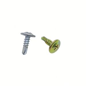 Vis de toiture métrique M6 à tête hexagonale métal-bois avec joint EPDM, conception étanche pour tôles ondulées - Product Image 1