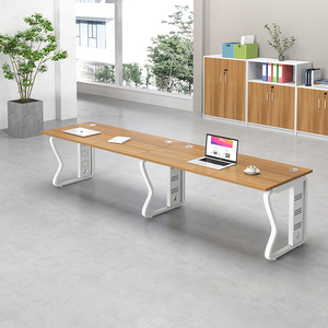 Ekintop-muebles de oficina abiertos de estilo Industrial, estación de trabajo de <span class=keywords><strong>centro</strong></span> de llamadas de 4 asientos, barato - Product Image 5