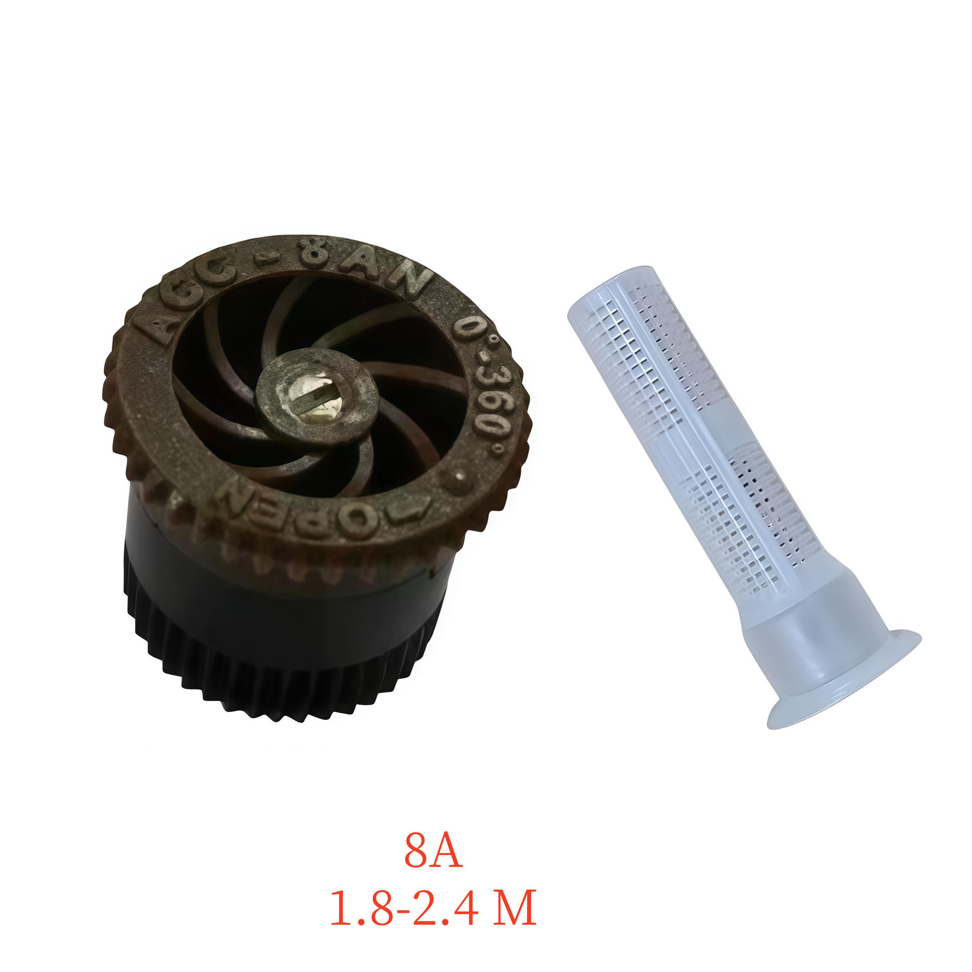 brown 8A ( radius 1.8-2.4 M)