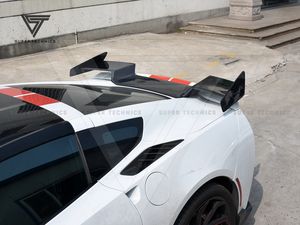 Aileron arrière en fibre de carbone de style TD pour <span class=keywords><strong>Chevrolet</strong></span> Corvette C7 Z06 - Product Image 4