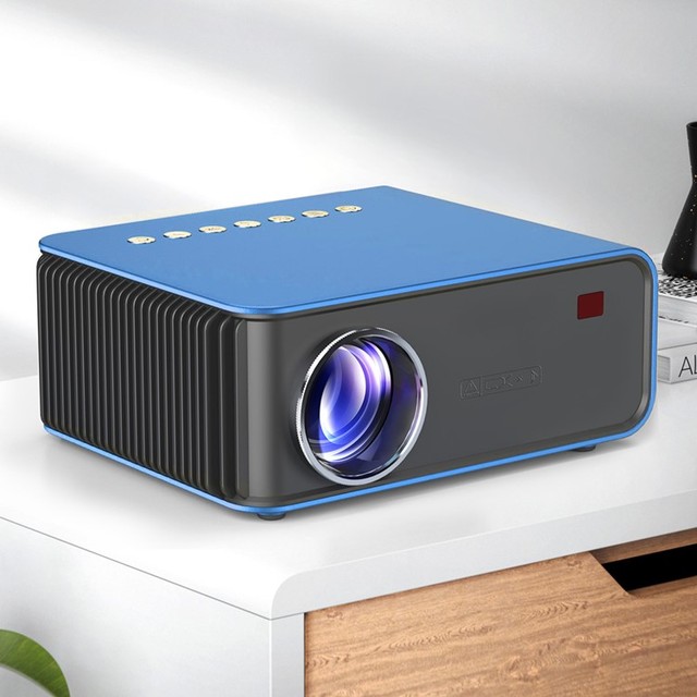 Smart WiFi 600P Mini Pico Projector T4 150" Screen Support 1080P 3-Version Optional