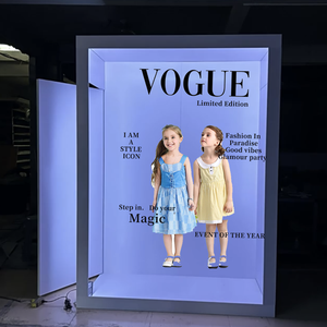 2025 New Style Pvc Magazine Photo Booth Box With Led Fill Light <b>Book</b> Box Decorative Vogue - Product Image 3