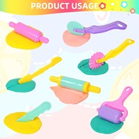 Panwenbo 22 pièces Outils de pâte à modeler en plastique couleur macaron, emporte-pièces animaux, ensemble d'outils de pâte à modeler pour les enfants de 3 à 8 ans (couleurs aléatoires, tailles multiples)