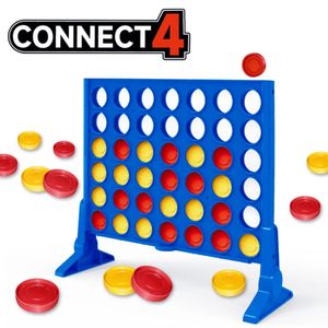 Huiye Connect 4 Classic Grid Educational Game Toys <strong>Puzzle</strong> Game Gifts Indoor Board Game Table Toys For Parents-Kids Interaction