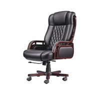 Chaise de bureau exécutive ergonomique et confortable en cuir PU, réglable en hauteur, mobile, pour les ventes actuelles, certifiée BV/TUV