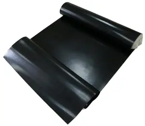 1-2M 5MPA黑色Hypalon橡胶板织物hyphalon CSM橡胶板