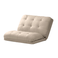 Canapé pouf crème couleur crème simple double pliant deux-en-un chambre salon pour baies vitrées Tatami Style canapé paresseux