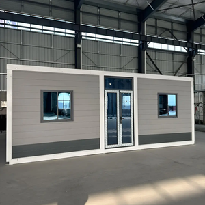 Maison conteneur extensible et pliable de 20 à 40 pieds, gain de place, design compact, maison préfabriquée avec murs isolés - Product Image 1